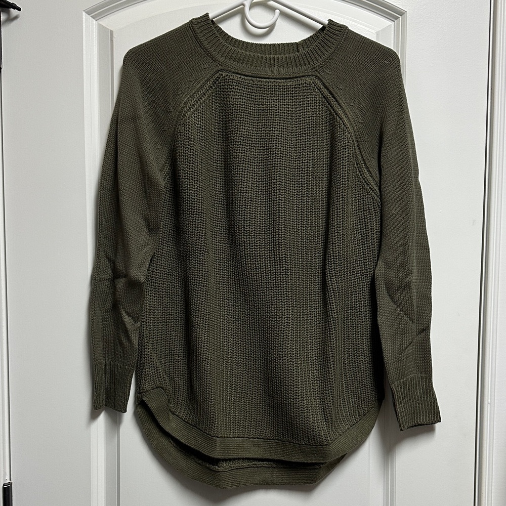 RD Style Forest Green Crew Neck Sweater